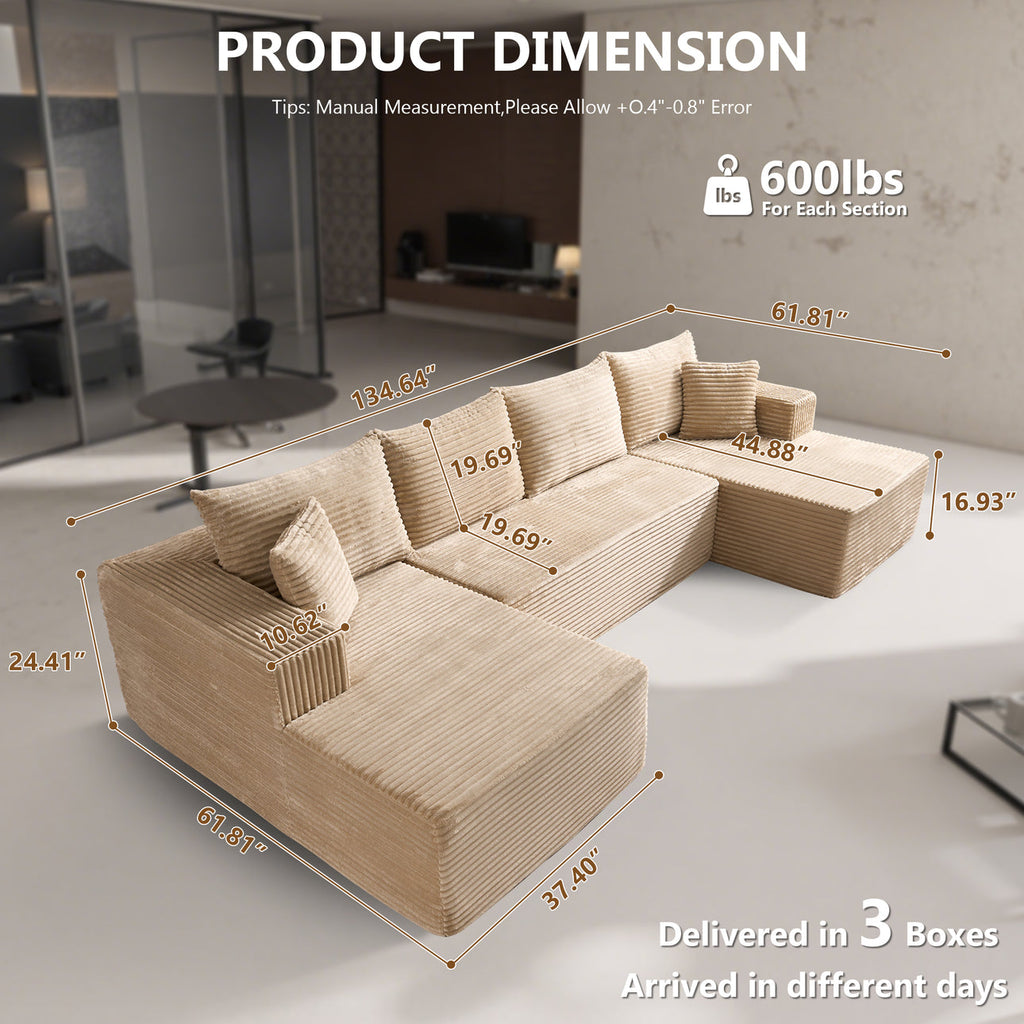 U-Shape Modular Couch