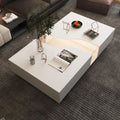 White Modern LED Coffee Table