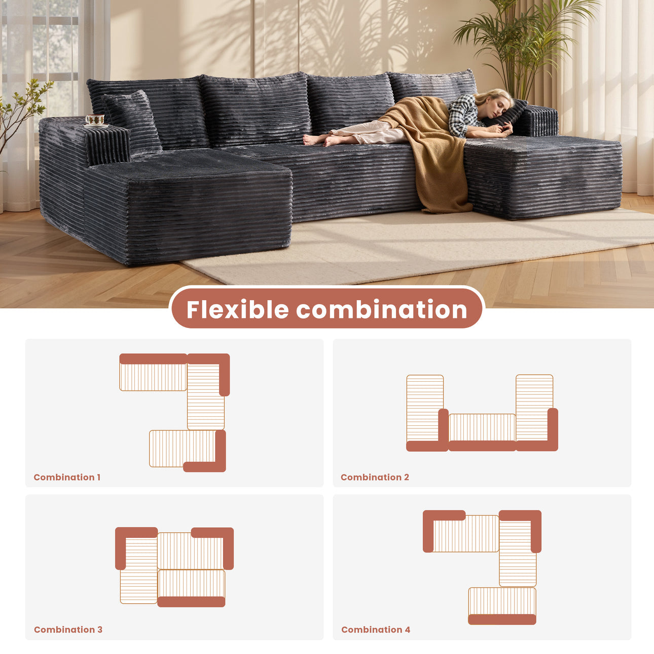 U-Shape Modular Couch